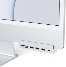Satechi USB-C Clamp Hub voor 24-inch iMac - Zilver