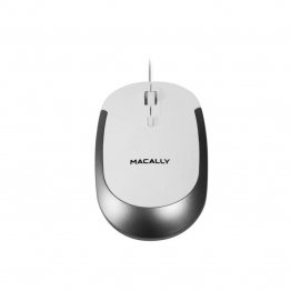 MacAlly USB Optical Mouse (Wit)