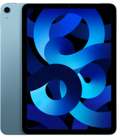 iPad Air (10,9-inch) (5e generatie) - 256 GB - (Wi-Fi + Cellular) - Blauw (Nieuw)