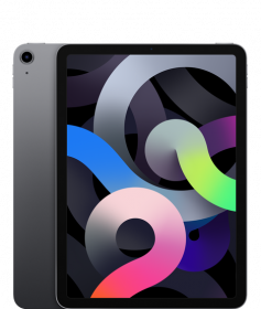 iPad Air (10.9-inch) (4th generation) - 256 GB - (Wi-Fi + Cellular) - Spacegrijs (Nieuw)