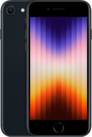 iPhone SE (2022) - 64 GB - Middernacht (Nieuw)
