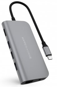 HyperDrive POWER 9-in-1 USB-C Hub (Spacegrijs)