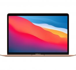 13-inch MacBook Air - Goud - Apple M1‑chip met 8‑core CPU en 7‑core GPU - 8 GB RAM - 250 GB opslag - Twee (USB‑C) Thunderbolt 3‑poorten (Nieuw)