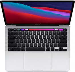 13‑inch MacBook Pro (2020) - Zilver - Apple M1‑chip met 8‑core CPU en 8‑core GPU - 8 GB RAM - 256 GB SSD - Twee (USB‑C) Thunderbolt 3‑poorten (Nieuw)
