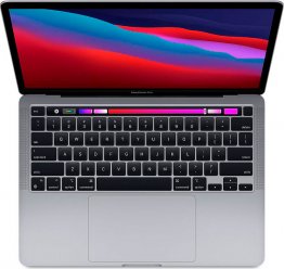 13‑inch MacBook Pro (2020) - Spacegrijs - Apple M1‑chip met 8‑core CPU en 8‑core GPU - 8 GB RAM - 256 GB SSD (Nieuw)