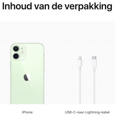 iPhone 12: 128 GB - Groen (Nieuw)