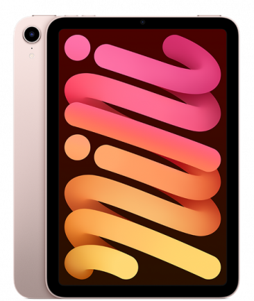 iPad mini, Wi‑Fi + Cellular, 256 GB, roze