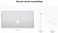 13-inch MacBook Air - Zilver - Apple M1‑chip met 8‑core CPU en 7‑core GPU - 8 GB RAM - 250 GB opslag - Twee (USB‑C) Thunderbolt 3‑poorten (Nieuw)